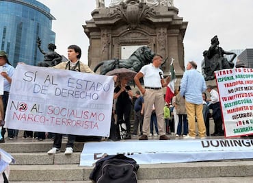 Elección judicial 2025: "No apoyamos esta farsa"; marchan contra la jornada electoral