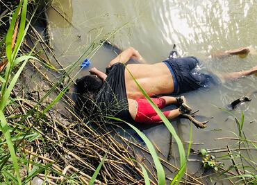 Llegan a El Salvador los cuerpos de Óscar y Valeria, migrantes ahogados en el río Bravo