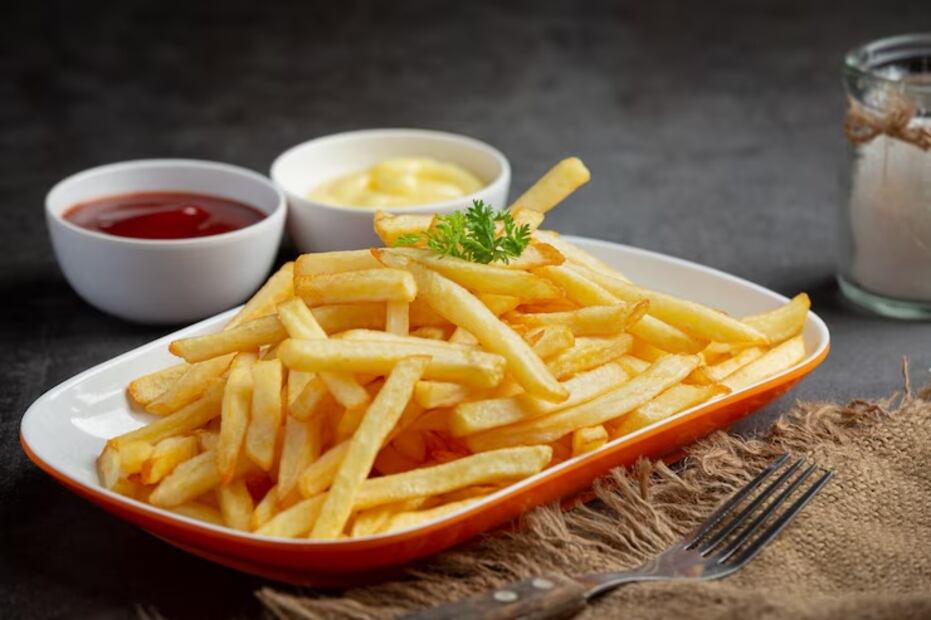 Papas fritas y salud. Fuente: Freepik