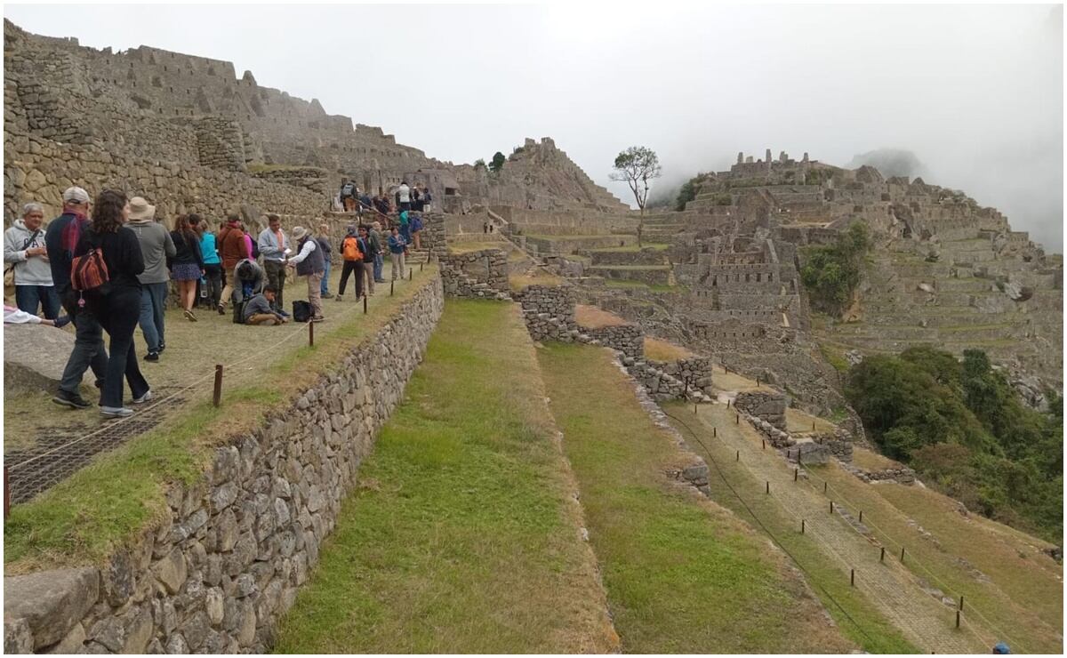 Medios locales reportaron que el mexicano se tomaba una fotografía en Machu Pichu cuando de manera repentina se descompensó y cayó. Foto: X (@Agencia_Andina)
