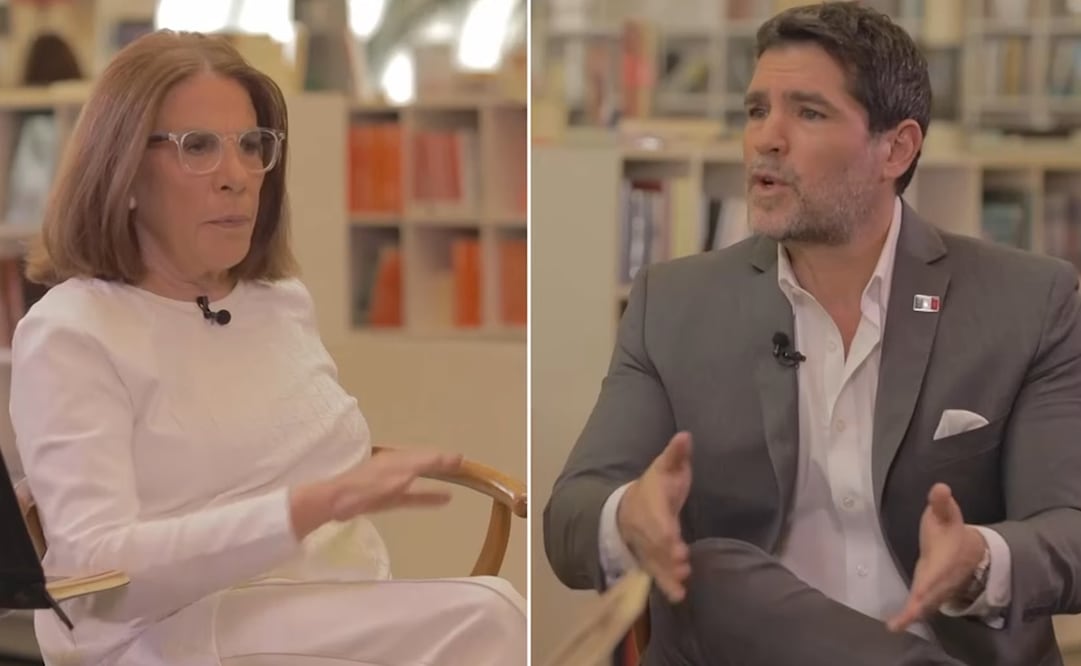 La escritora creó el canal de YouTube para publicar la entrevista. Foto: YouTube. @SABINABERMAN-q7g