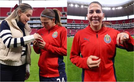 VIDEO: Chivas entrega anillo conmemorativo a Licha Cervantes por tricampeonato de goleo