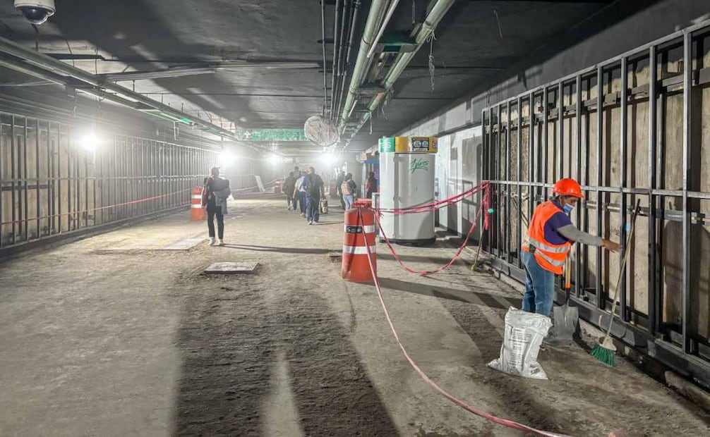 Las obras de rehabilitación se están llevando a cabo en iluminación, ventilación, estructuras, así como el sistema contra incendios y el cambio de torniquetes. Fotos: Santiago Cadena / EL UNIVERSAL.