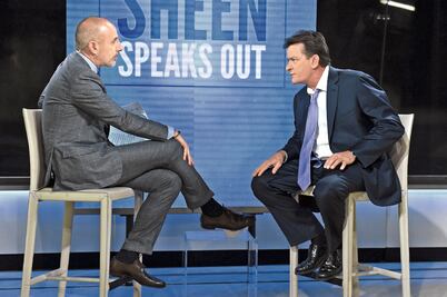 Charlie Sheen se libera