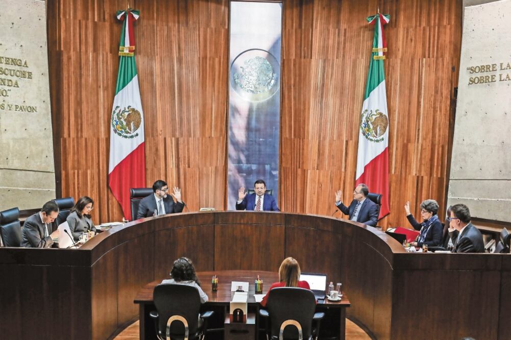 El Tribunal Electoral del Poder Judicial de la Federación confirmó por unanimidad la pérdida del registro del PES. Foto: GERMÁN ESPINOSA. EL UNIVERSAL