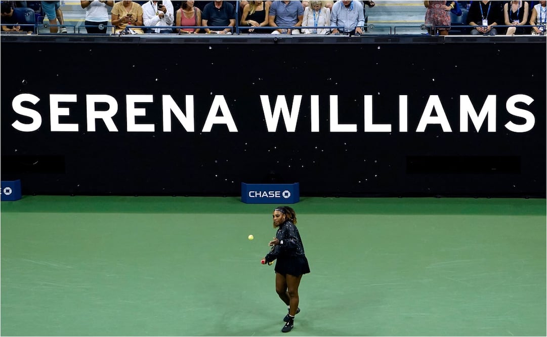 La multicampeona estadounidense en su partido frente a Kovinic / Foto: AFP