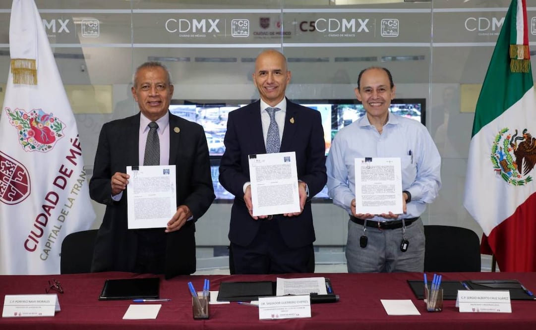 C5 y empresarios de Iztapalapa acuerda incorporar cámaras de vigilancia de más de 380 negocios. Foto: Especial