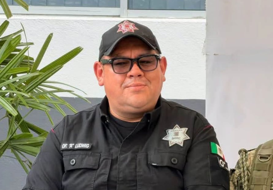 Ludwing Porras Rangel, coordinador de la Guardia Estatal en zona sur de Tamaulipas. (Foto: cortesía)