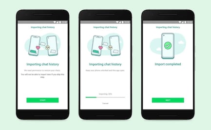 WhatsApp está casi listo para migrar chats de Android a iPhone