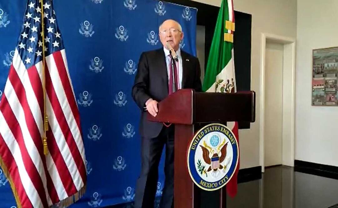 El embajador evitó contestar si se le informó al Gobierno de México sobre estas operaciones. Foto: captura de pantalla