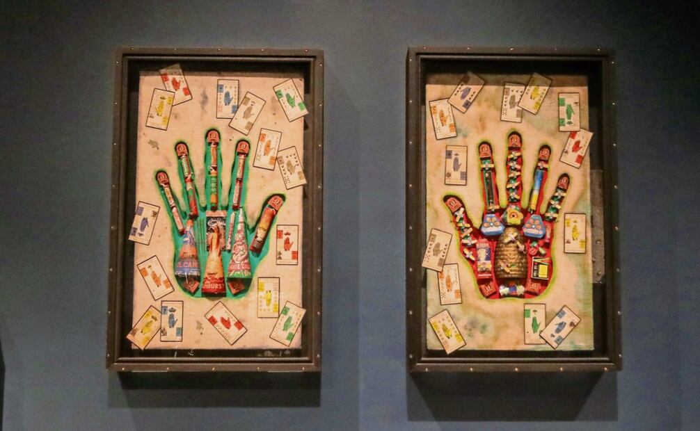 Glass utilizó objetos de la vida cotidiana para sus ensamblajes surrealistas. Foto: Axel Sánchez/ El Universal