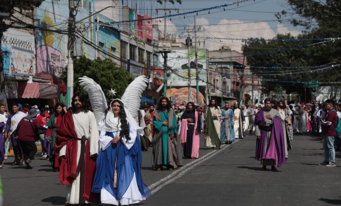 Representación 180 de la pasión de Cristo en Iztapalapa Foto: Juan Boites. EL UNIVERSAL