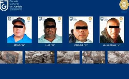 Vinculan a proceso a 4 detenidos tras decomiso histórico de cocaína en la CDMX