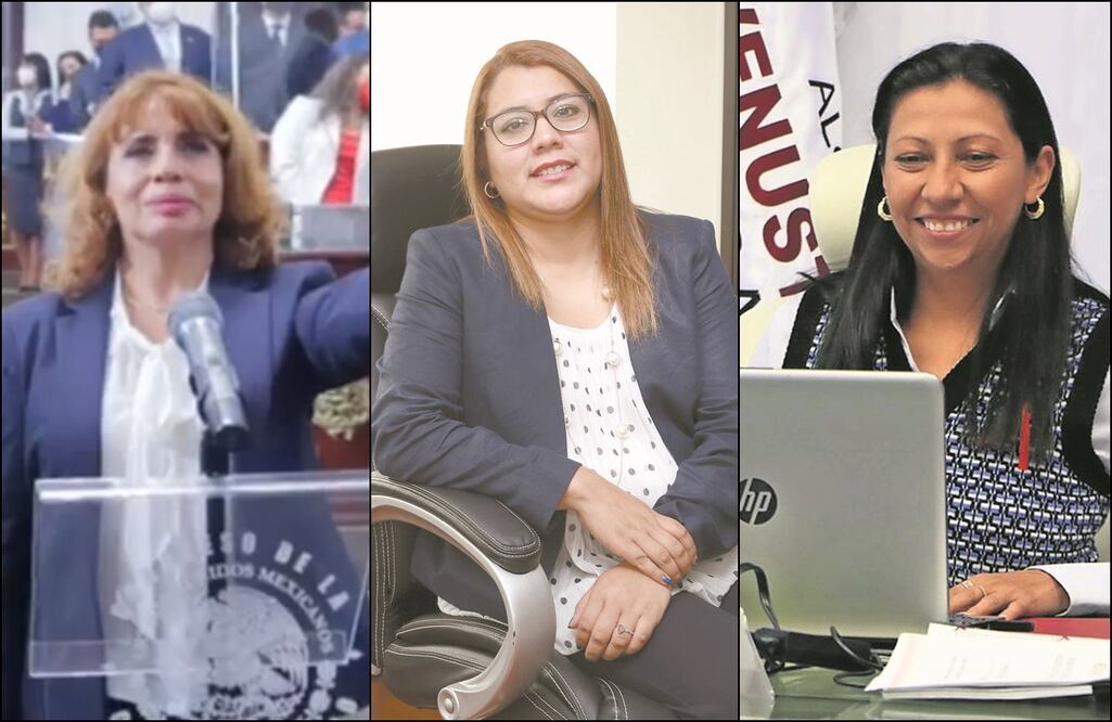 Judith Venegas, Berenice Hernández y Evelyn Parra (de izq. a der.). FOTO: Archivo/ EL UNIVERSAL/