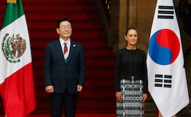 Sheinbaum se reúne con Lee Jae Myung, presidente de Corea, en Palacio Nacional; dialogan sobre comercio, cultura y educación