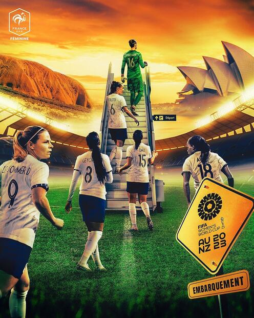 Selección Femenil de Francia de cara a la Copa Mundial Femenina de la FIFA 2023 - Foto: @equipedefrancef en Instagram