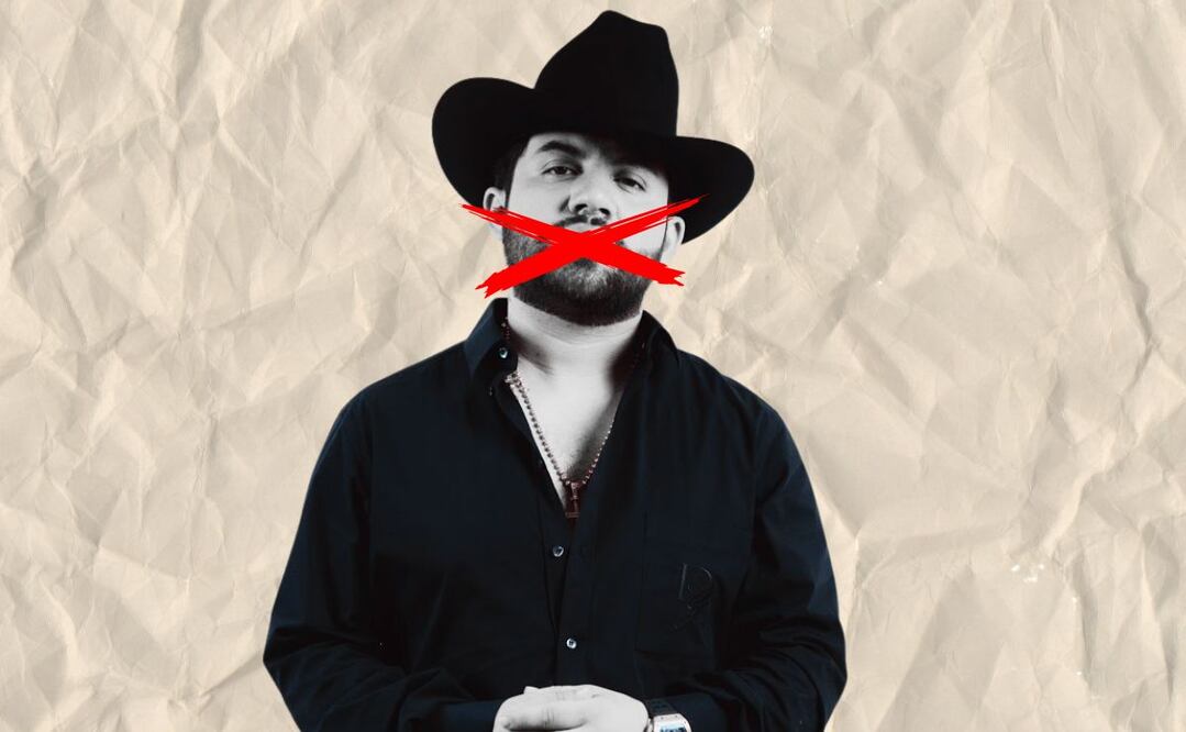 La negativa de Luis. R. Conriquez a cantar narcocorridos desató la violencia en Texcoco, reavivando el debate sobre la prohibición de presentaciones del género. Ilustración: Especial.