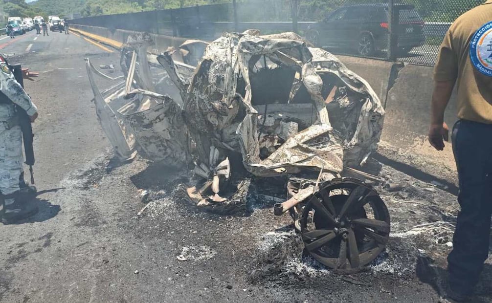 Choque múltiple en autopista Guadalajara-Tepic deja 10 muertos; hay diez personas lesionadas.
Foto: Secretaría de Seguridad y Protección Ciudadana de Nayarit