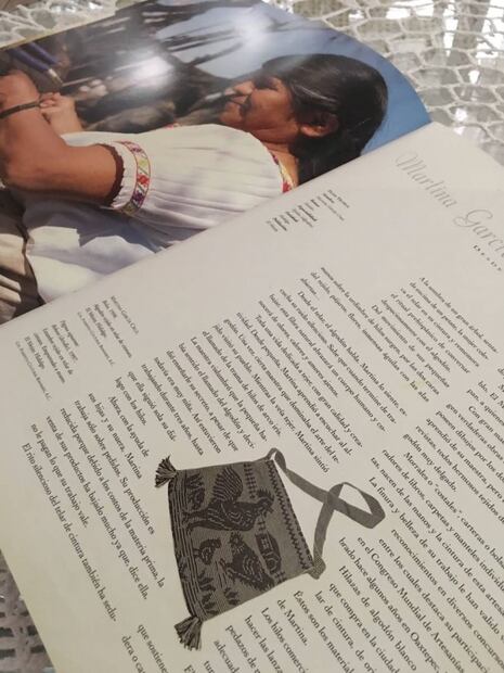 Martina, el día que tomó el telar