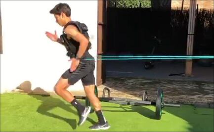 Así entrena Diego Lainez durante la cuarentena por el Coronavirus