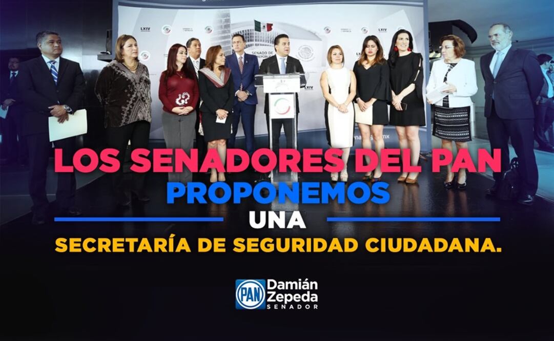 Senadores del PAN. Foto: Especial