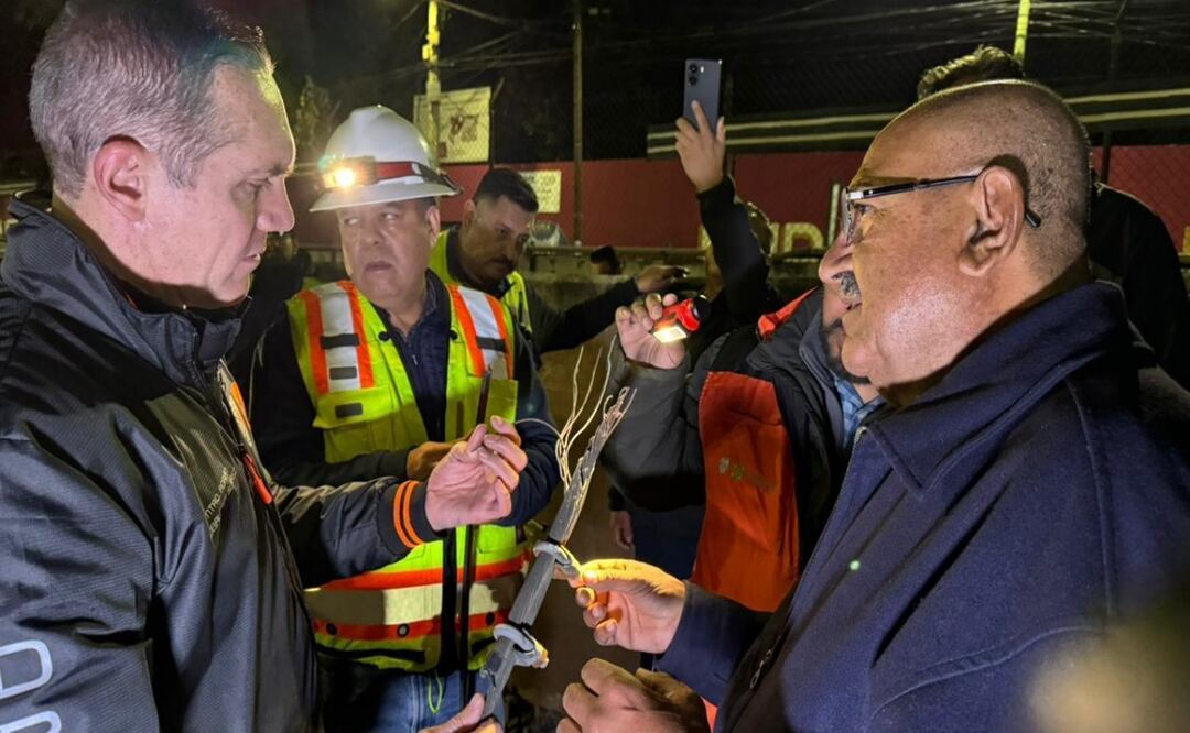 Van siete horas sin servicio en dos estaciones de Línea A; falla geológica dañó catenaria. Foto: Especial