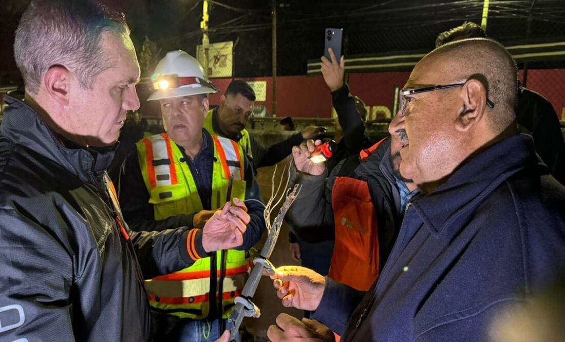 Van siete horas sin servicio en dos estaciones de Línea A; falla geológica dañó catenaria. Foto: Especial