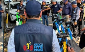 Alcaldía Cuauhtémoc retira scooters eléctricos de espacios públicos en la Roma e Hipódromo; no mostraron permisos, asegura edil