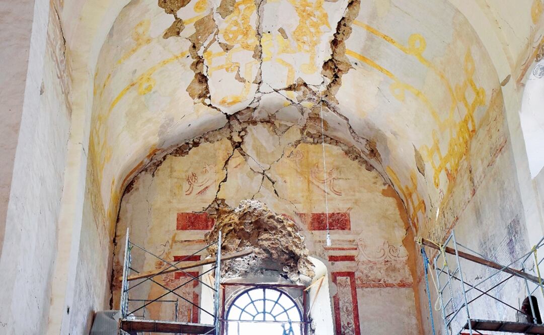 Mexico’s Federal Government provided MXN$800 million for the restoration of “historic buildings and items damaged during the earthquakes - Photo: Tony Rivera/EL UNIVERSAL