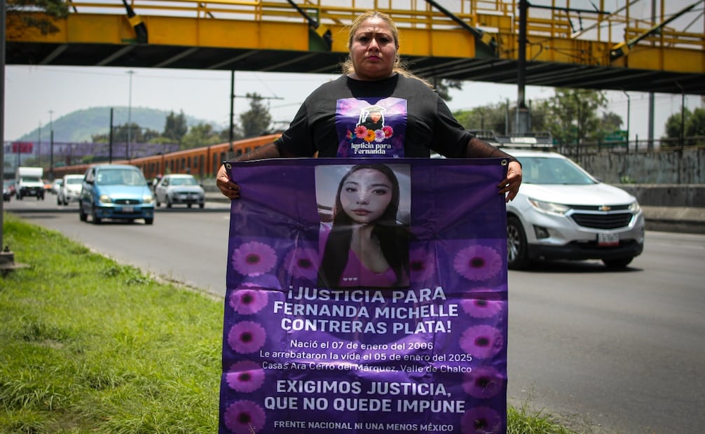 Dulce Lizeth Contreras Plata madre de Fernanda Michelle, asesinada en un ataque armado el 5 de enero del 2025 en  Valle de Chalco, Edomex. Foto: Brenda Martinez/EL UNIVERSAL