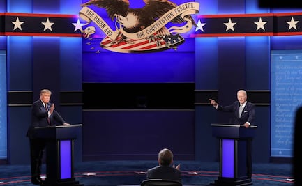 Comisión de debates tomará "medidas", tras caótico encuentro entre Trump y Biden