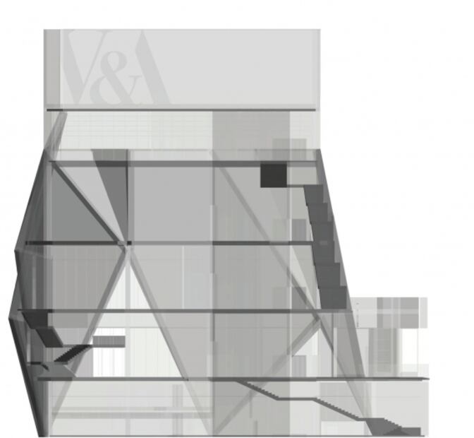 Vestido de Balenciaga inspira diseño de la nueva sede del Victoria and Albert Museum