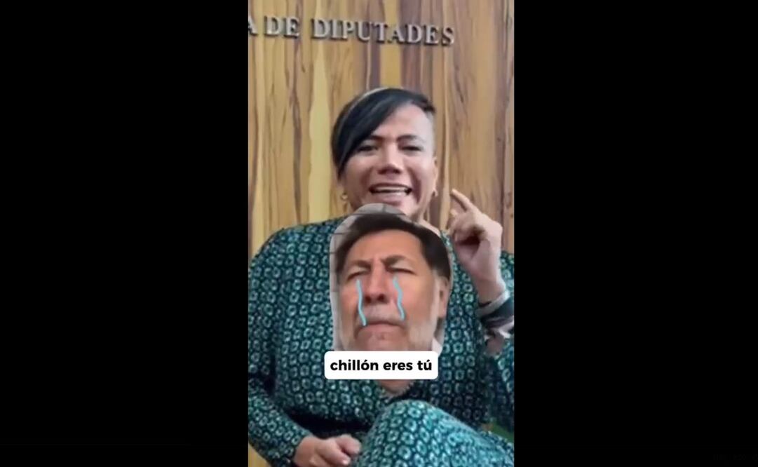 Diputada trans Salma Luévano critica al aspirante Gerardo Fernández Noroña. Foto: Captura/Twitter @SalmaLuevano