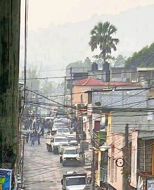En el municipio de Simojovel hubo un enfrentamiento entre militantes de Morena y del PVEM Foto: Especial