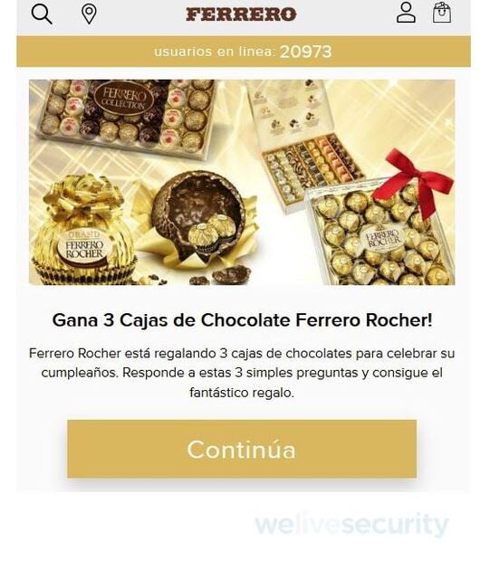 Chocolates gratis. No, es la nueva estafa en WhatsApp 