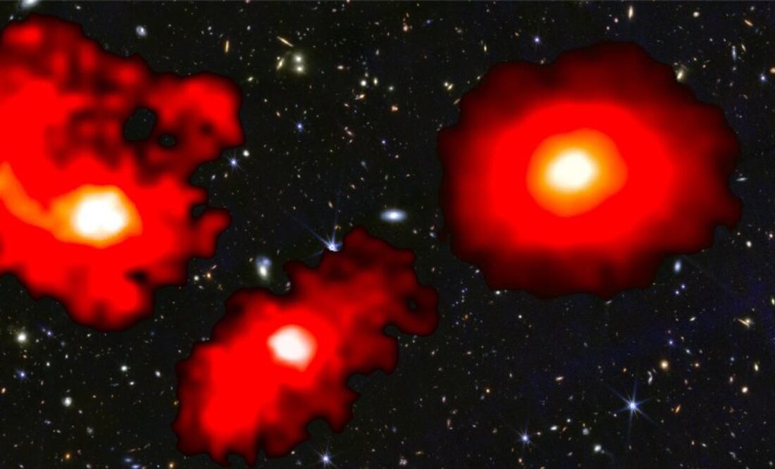 El descubrimiento de estos "monstruos rojos" plantea preguntas fundamentales sobre la formación y evolución de las galaxias en el universo primitivo.
Foto: Captura de pantalla en X