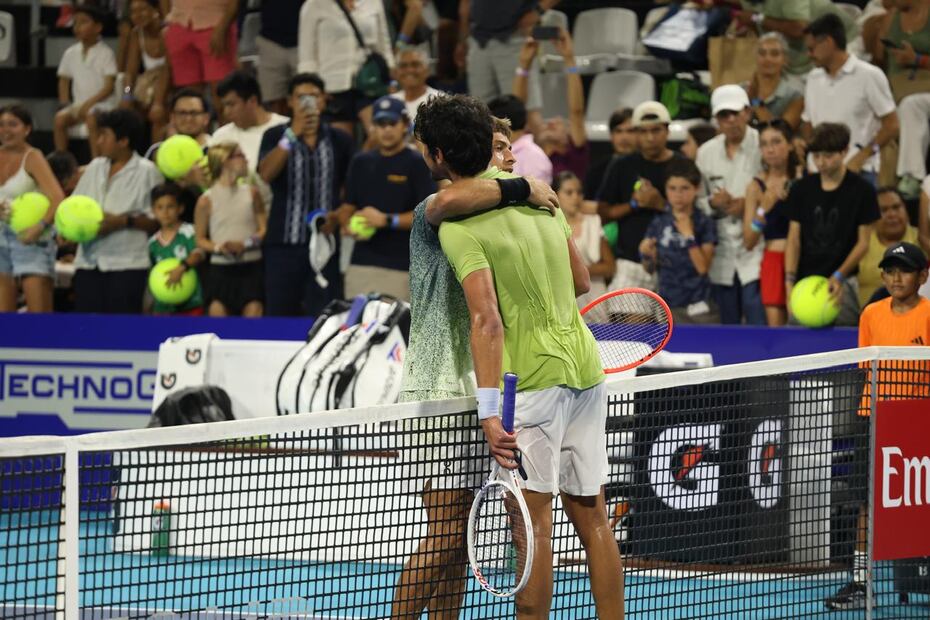 Rodrigo Pacheco y Flavio Cobolli en el Abierto Mexicano de Tenis - Foto: Esteban Torreblanca/EL UNIVERSAL