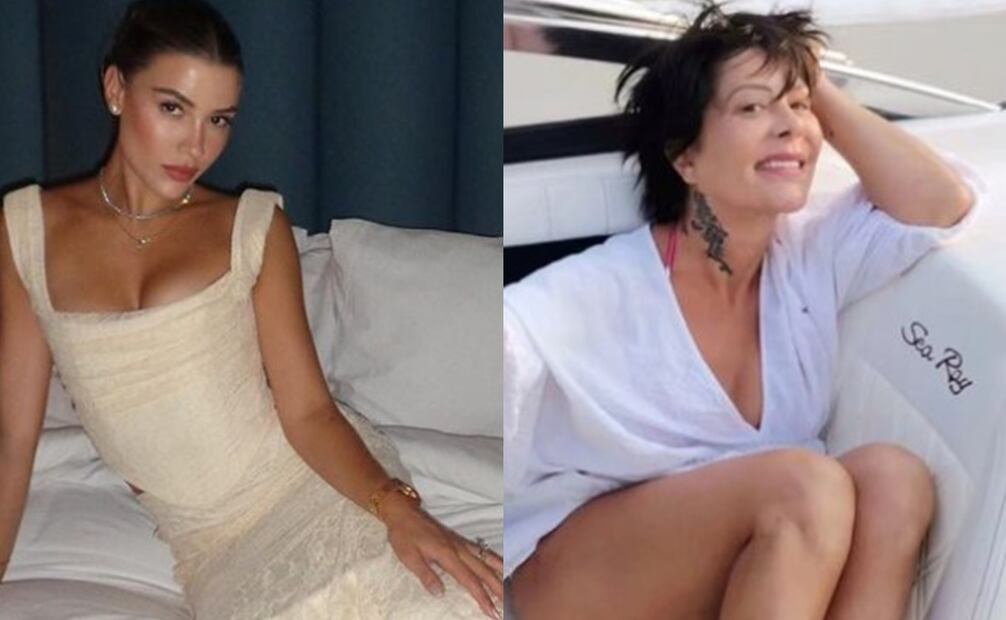 Michelle Salas y su tía Alejandra Guzmán. Fotos: Vía Instagram oficial.