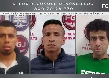 Sentencian a tres por asaltos violentos contra pasajeros en Naucalpan, Tlalnepantla y Tultitlán