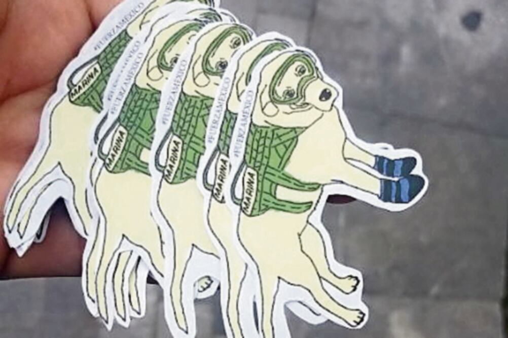 Lanzan calcomanía de la perrita Frida