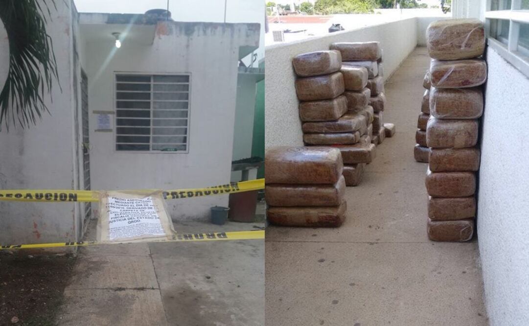 Decomisan 200 kilos de marihuana en Chetumal