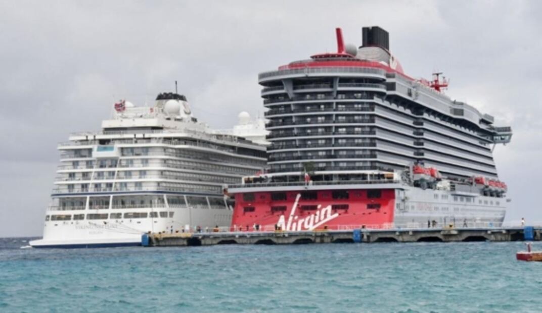 Arribaron 7 cruceros a Cozumel para celebrar Navidad
