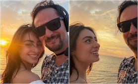 Rodrigo Cachero comparte fotos con una joven actriz y su hijo Santi confirma: "vivan los novios"