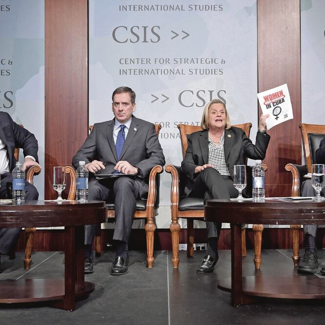 Encuentro. Organizaciones, incluyendo Usaid, participaron ayer en Washington en un debate sobre la situación en Cuba, Nicaragua y Venezuela. LENIN NOLLY. EFE