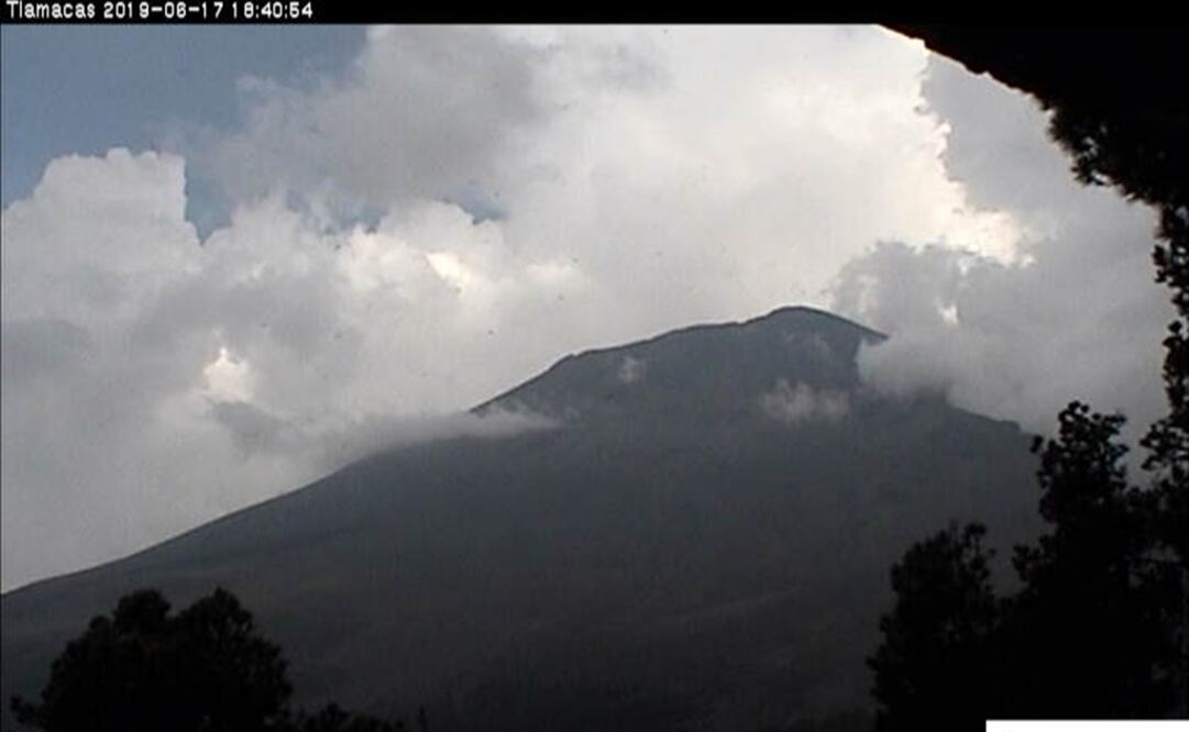 Volcán Popocatépetl / Tomada de Twitter @CNPC_MX
