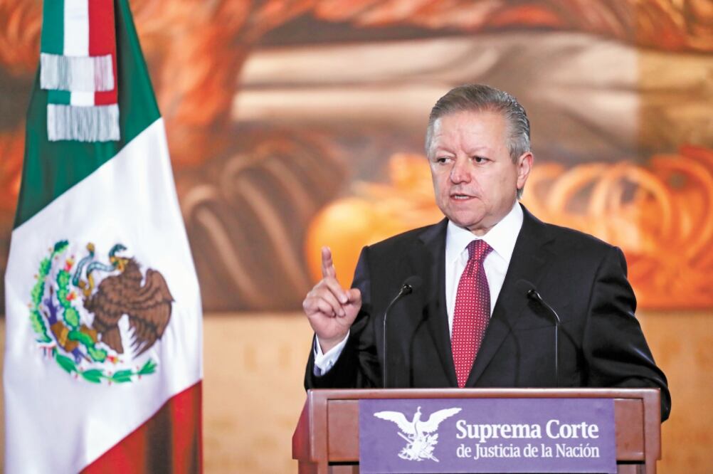 La resolución del Consejo de la Judicatura fue dada a conocer por el ministro presidente de la Suprema Corte de Justicia de la Nación, Arturo Zaldívar. Foto: GERMÁN ESPINOSA. EL UNIVERSAL