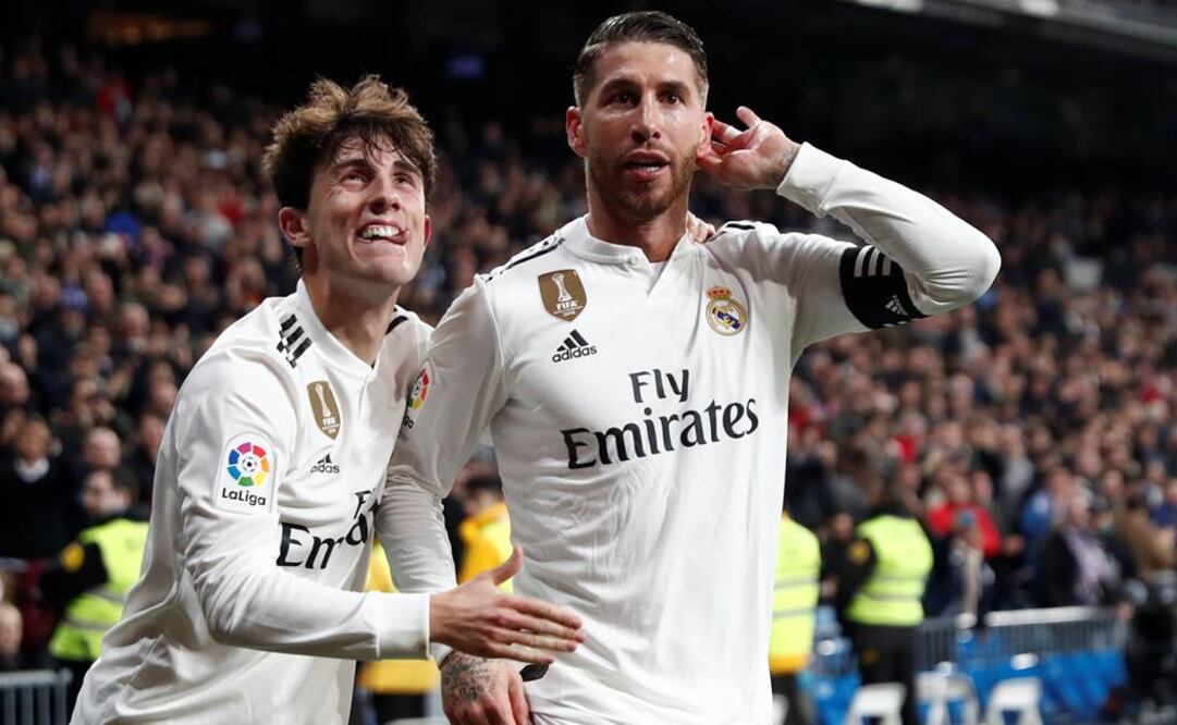 Jugadores del Real Madrid celebrando el triunfo en la Copa del Rey. FOTO/REUTERS