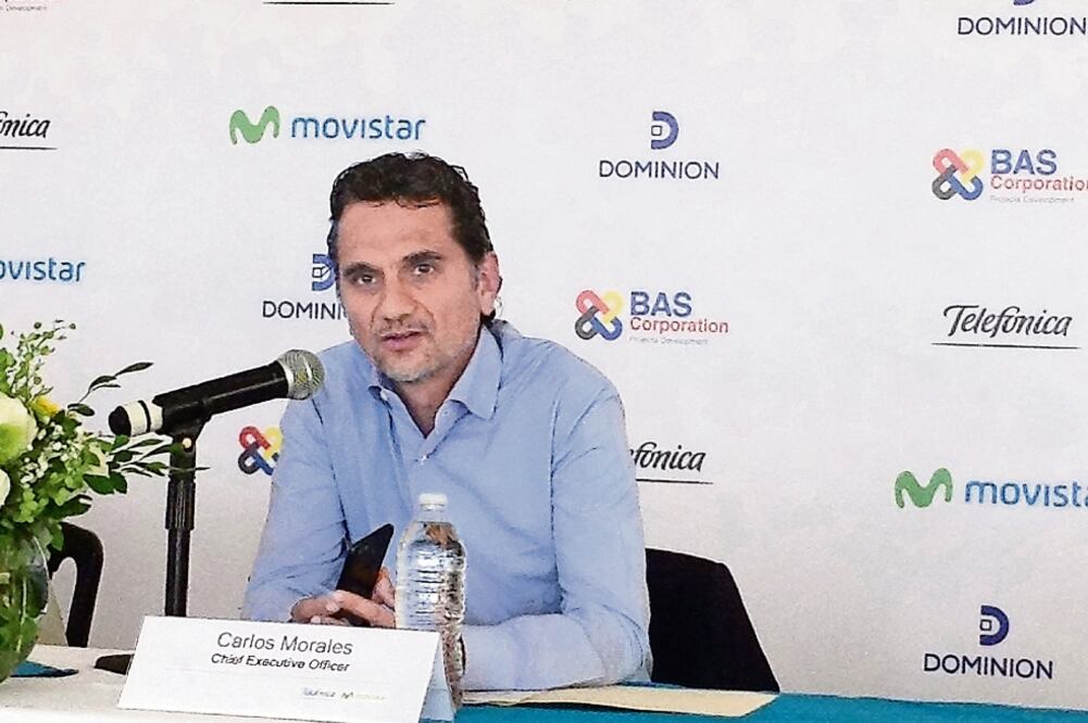 Carlos Morales, CEO de Telefónica México, aseguró que en los próximos 20 años van a consumir 70% de la energía que produce el campo solar en Chihuahua. (CARLA MARTÍNEZ. EL UNIVERSAL)