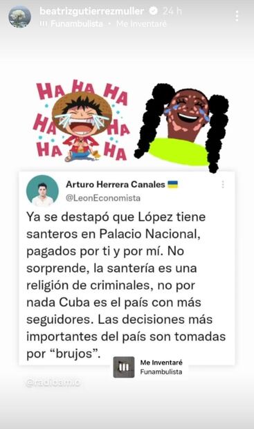 AMLO y Beatriz Gutiérrez Müller se pitorrean de supuesta santería en Palacio Nacional