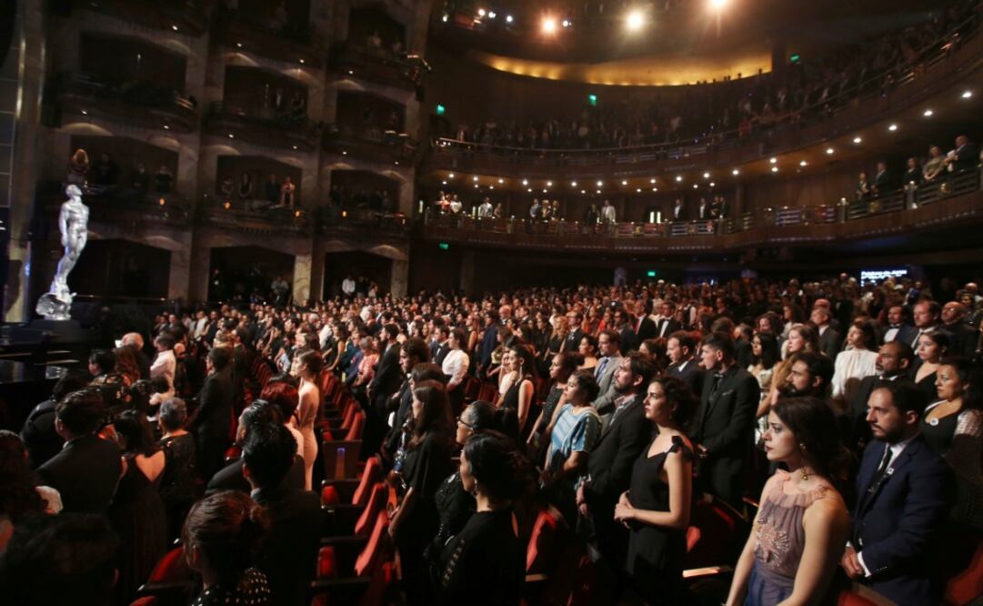 La edición 60 del Ariel se realizó en el Palacio de Bellas Artes FOTO: AP